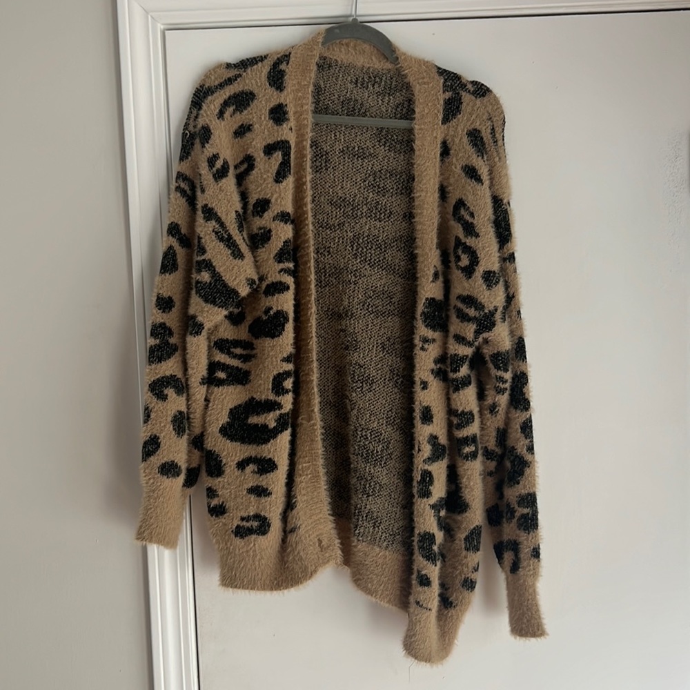 Leopard Cardigan Sweater